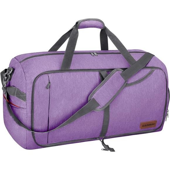 Other - FOLDABLE Weekender Bag with Shoes Compartment Lavender Purple